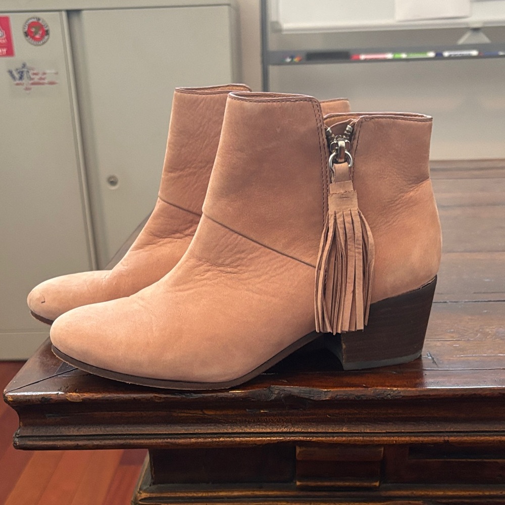 Coach Ankle Boots with Tassel